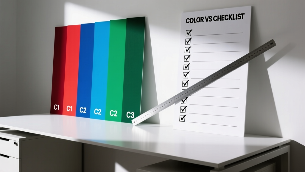 Color vs Checklist: Visual Cues in Consumer Products