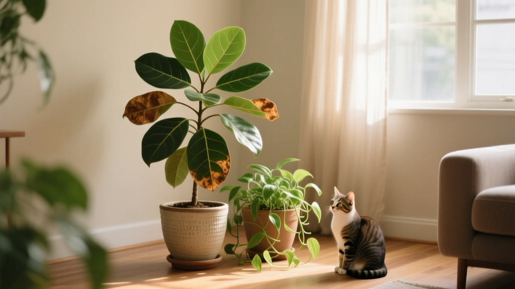 Pet Friendly When Leaves on Indoor Plants Turn Brown