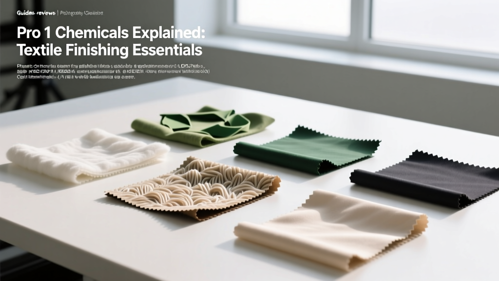 Pro 1 Chemicals Explained: Textile Finishing Essentials