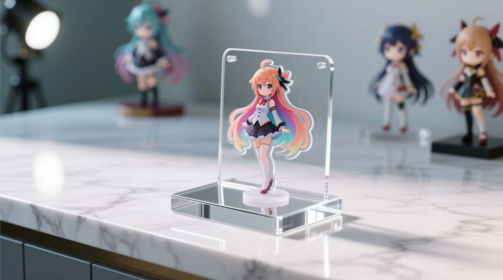how to clean a silicone anime figurine stand