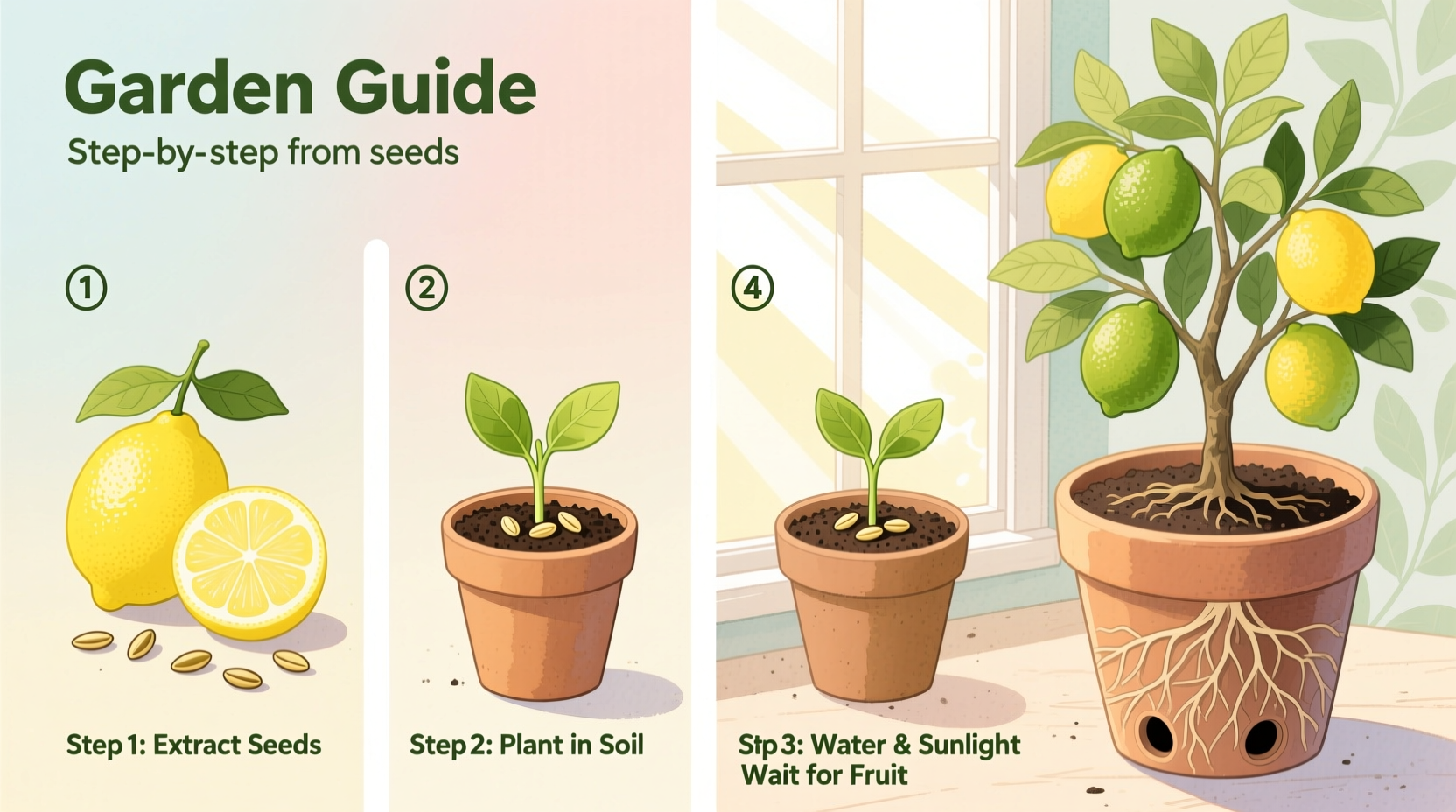Growing Lemon Trees from Seeds: Complete Guide