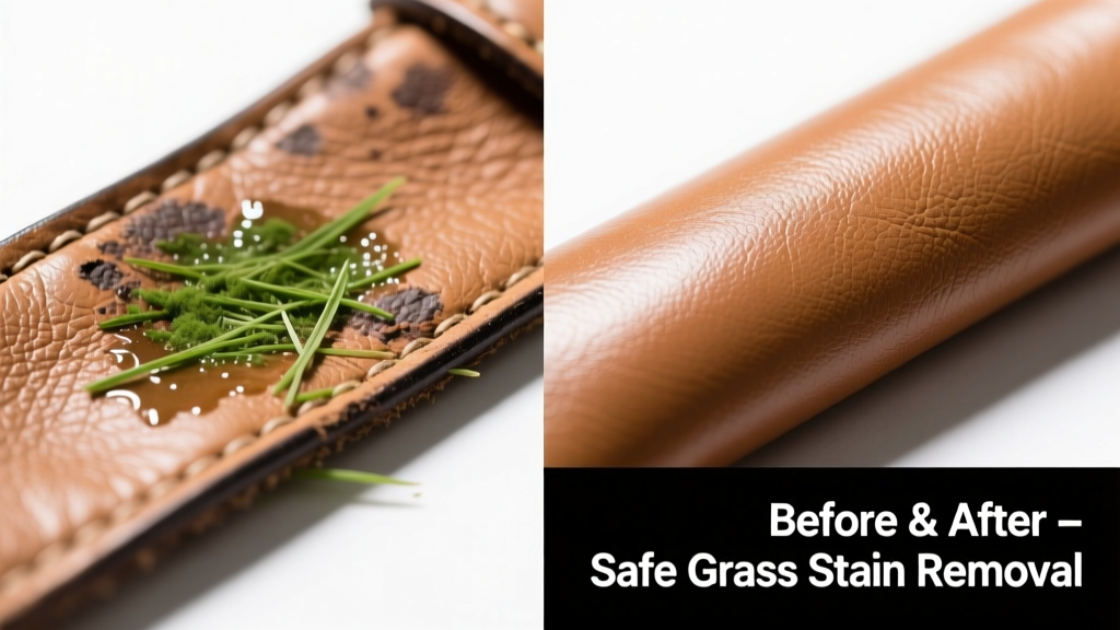How to Remove Grass Stains from Leather Safely