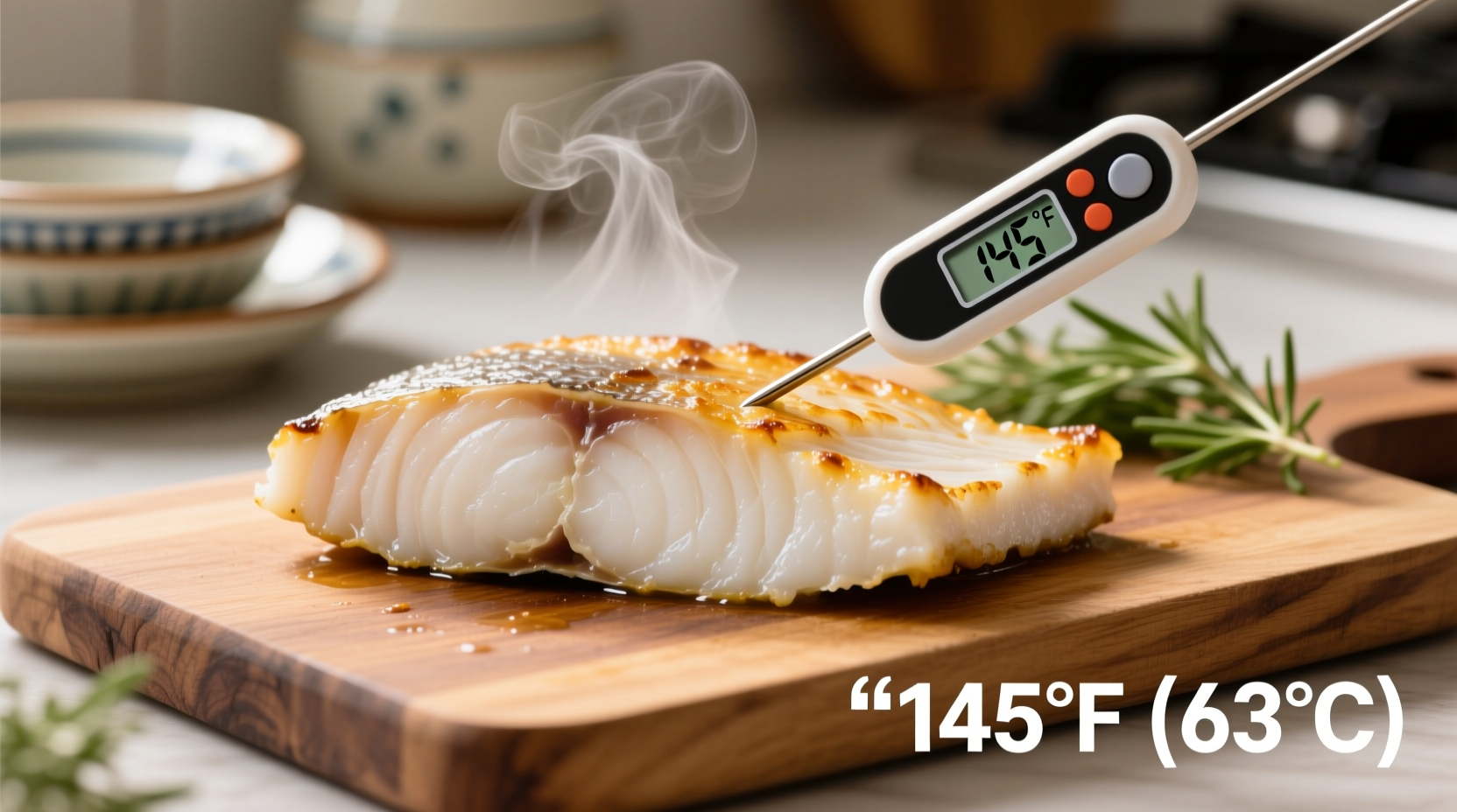 what is the temperature for cooked fish