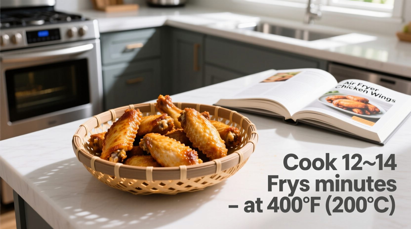 how long to cook chicken wings in the air fryer