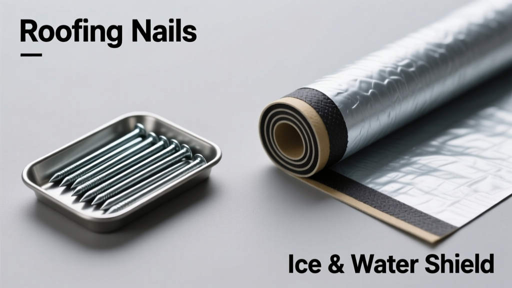 Roofing Nails vs Ice and Water Shield: Which Is Better?