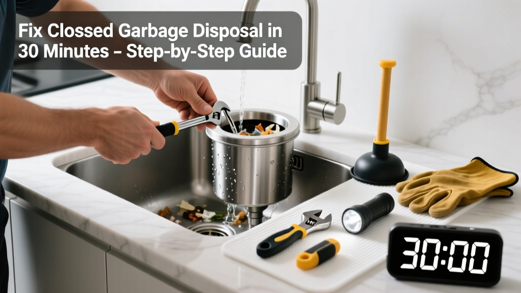 Fix a Clogged Garbage Disposal Drain in 30 Minutes