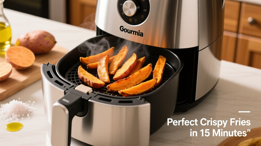 Perfect Air Fryer Sweet Potato Fries in Gourmia