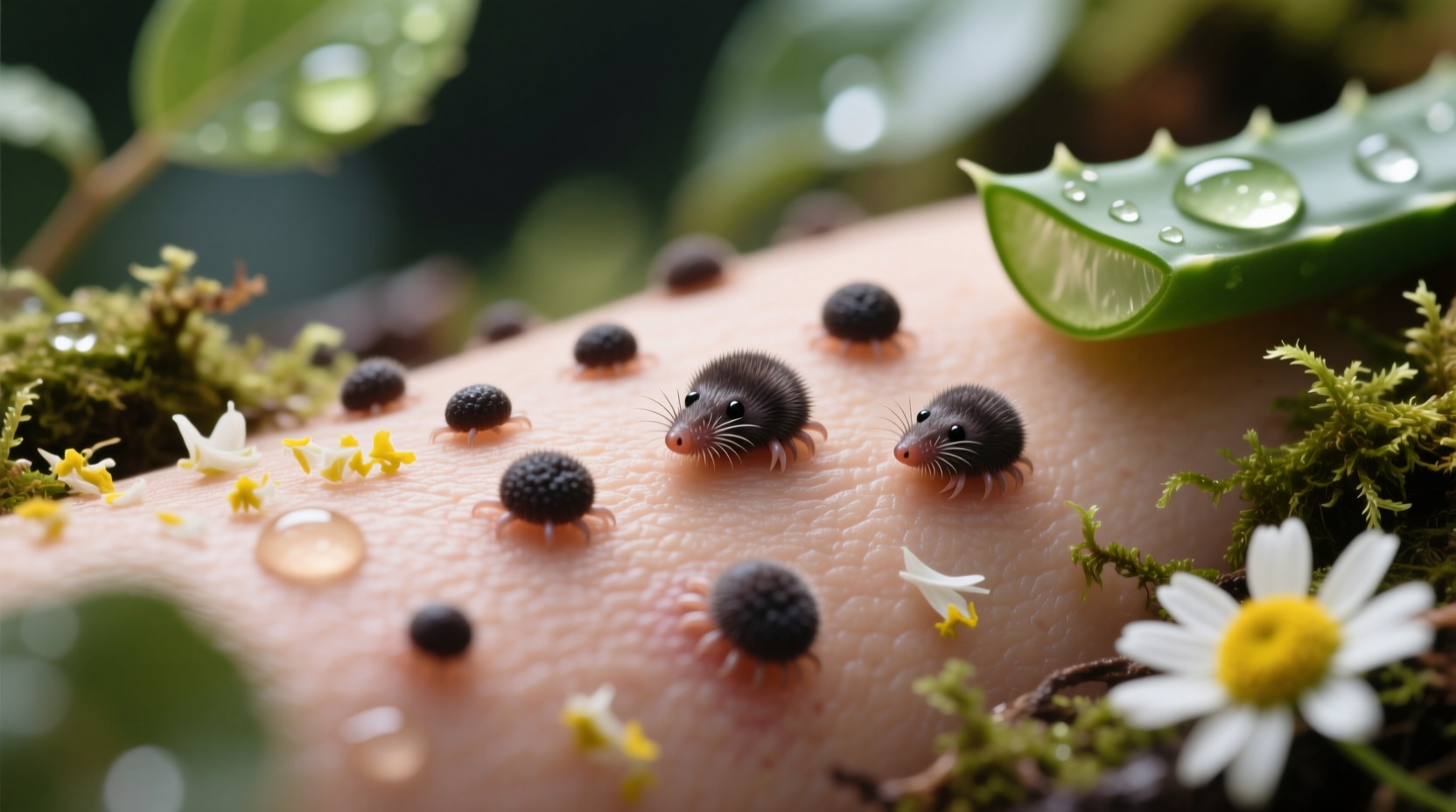 natural solutions for moles