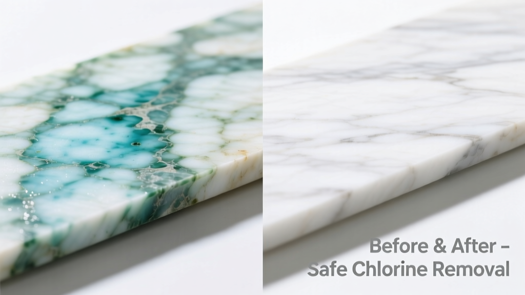 How to Remove Pool Chlorine Stains from Marble Safely