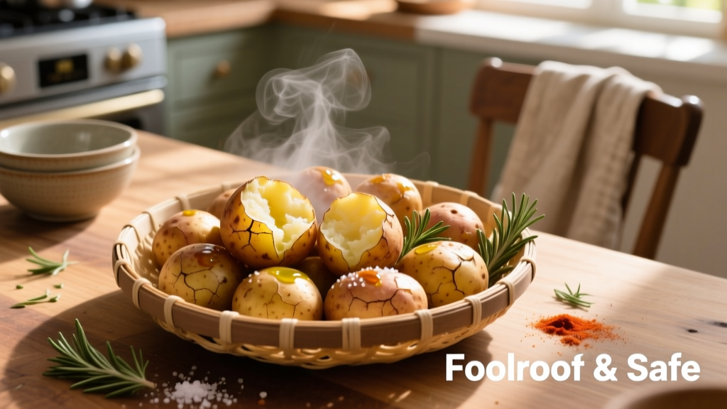 Air Fry Jacket Potatoes in a Ninja: Crispy, Safe & Foolproof