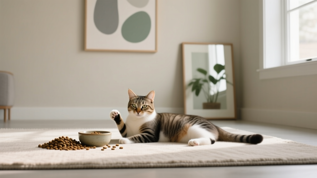 When Cats Behavior Dry Food