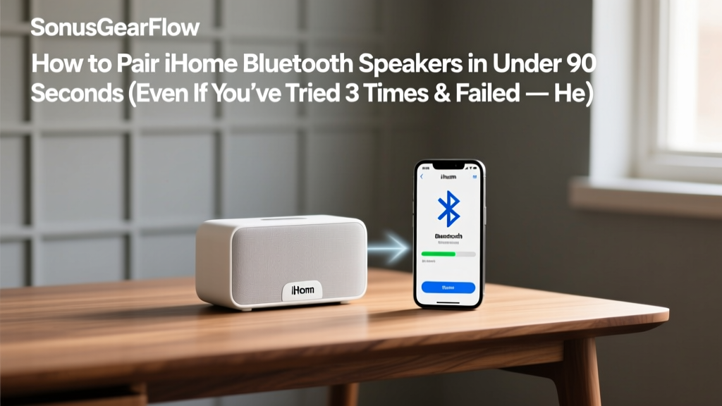 iHome Bluetooth Speaker Pairing Guide (2026)