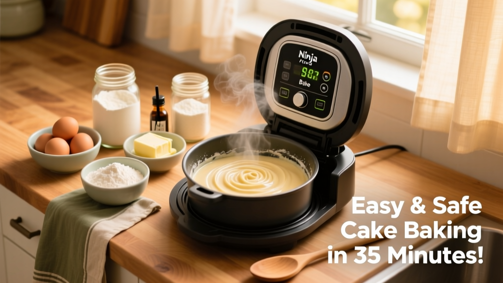 How to Bake a Cake in a Ninja Foodi (Easy & Safe!)
