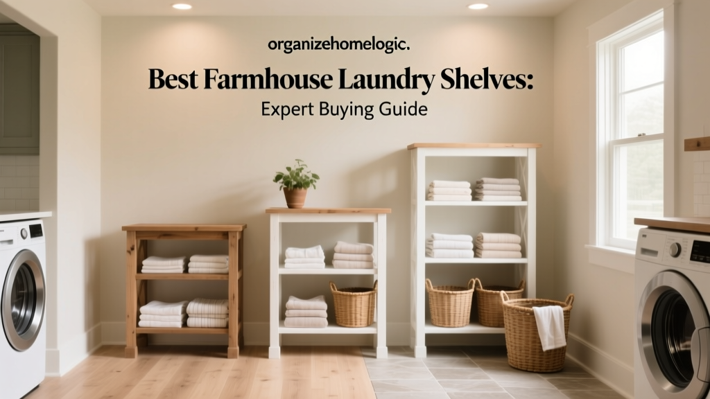 Best Farmhouse Laundry Shelves: Expert Buying Guide