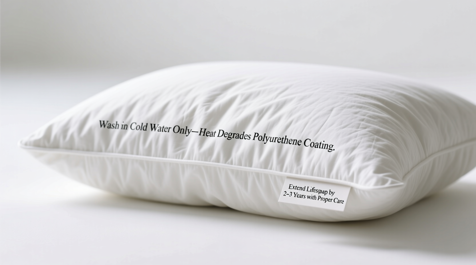 memory foam pillowcase washing guide