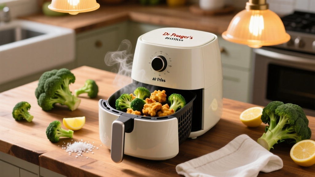 Air Fry Dr. Praeger's Broccoli Littles Crispy