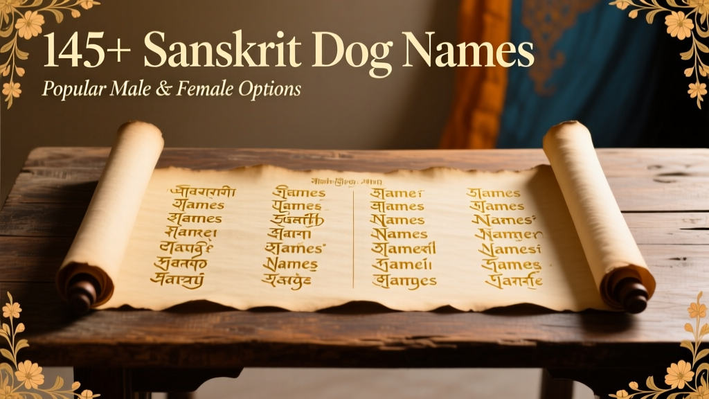 145+ Sanskrit Dog Names: Popular Male & Female Options