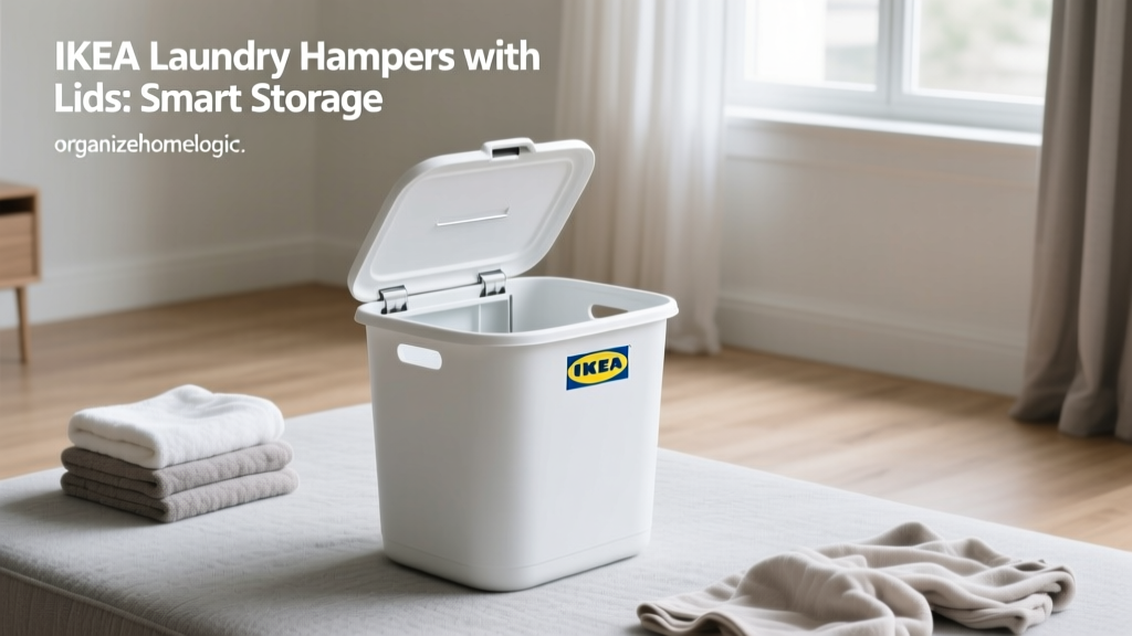 IKEA Laundry Hampers with Lids: Smart Storage
