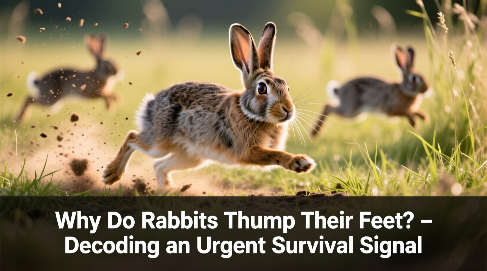 why do rabbits thump their feet decoding this urgent behavior