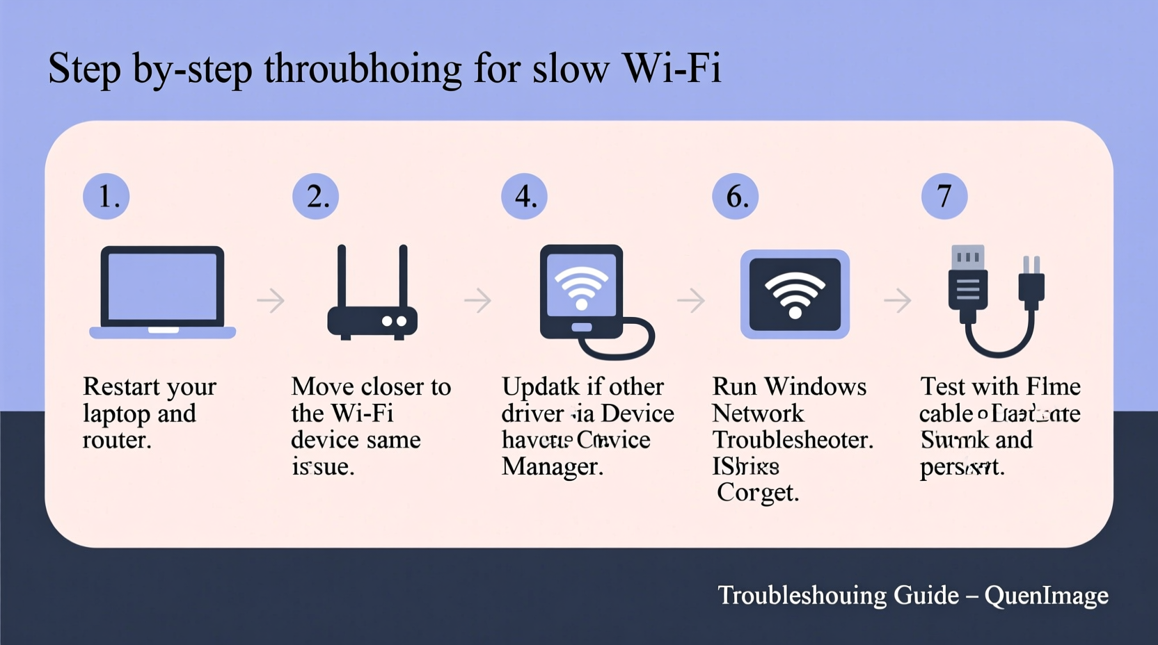 why is my wifi slow only on my laptop diagnostic steps anyone can do