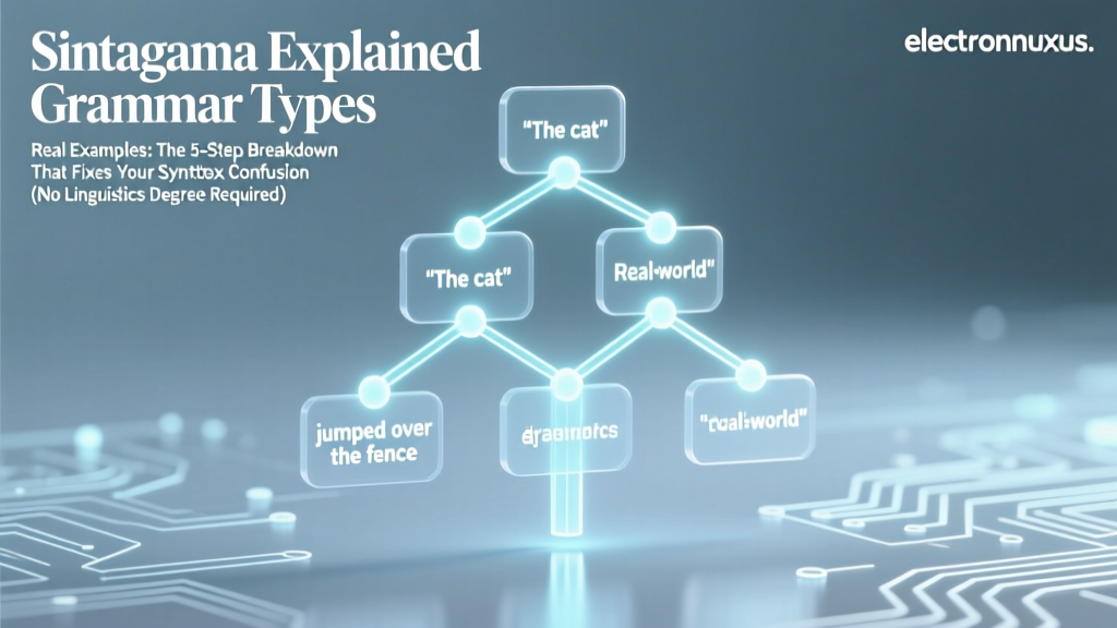 Sintagma Explained Grammar Types Real Examples: The 5-Step Breakdown That Fixes Your Syntax Confusion (No Linguistics Degree Required)