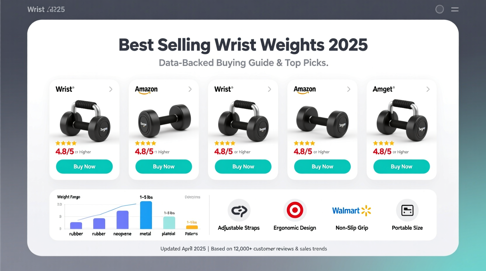 best selling wrist weights