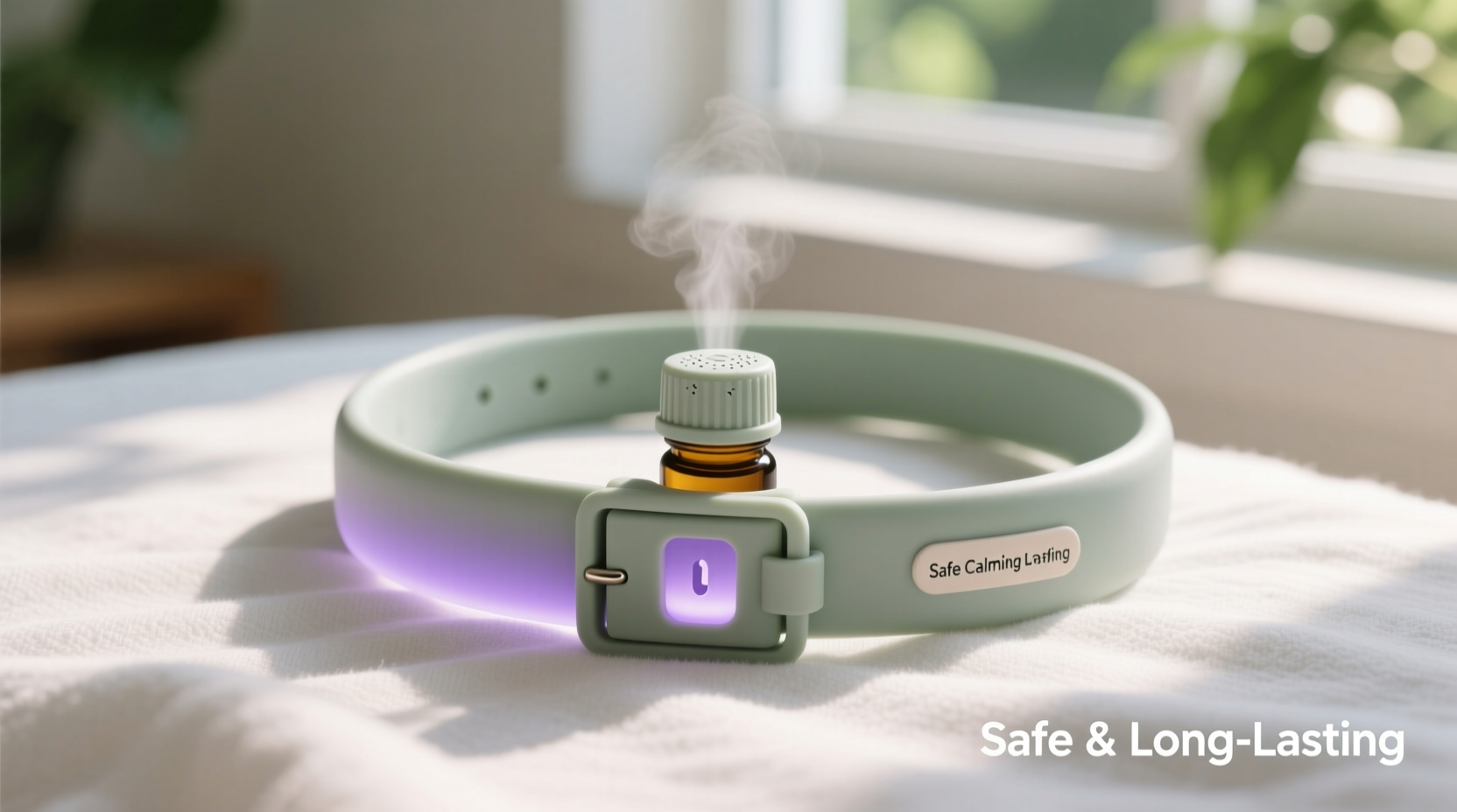 how to wash pet calming diffuser collars safely