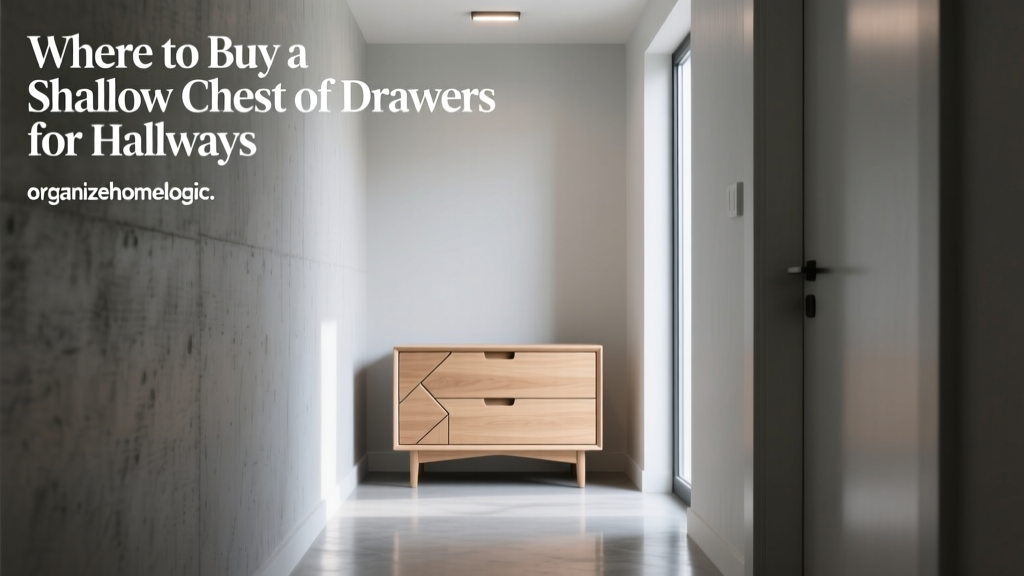 Where to Buy a Shallow Chest of Drawers for Hallways