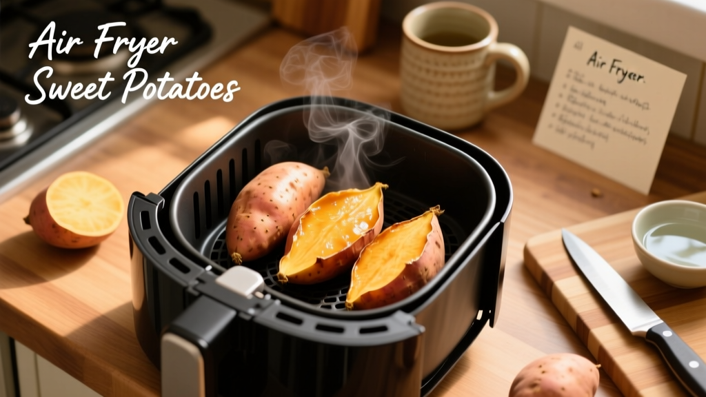How to Cook Raw Sweet Potatoes in an Air Fryer