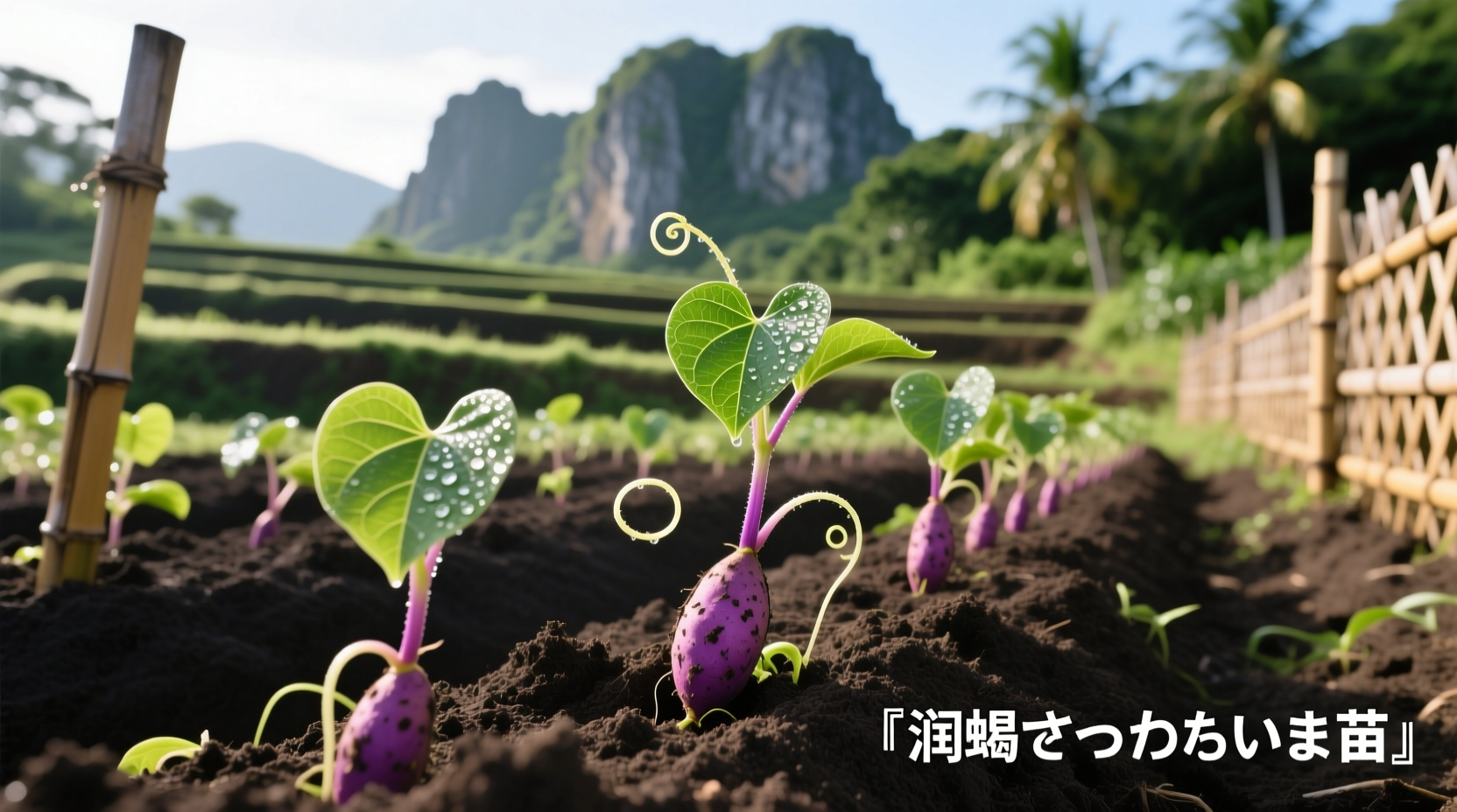 okinawan sweet potato slips