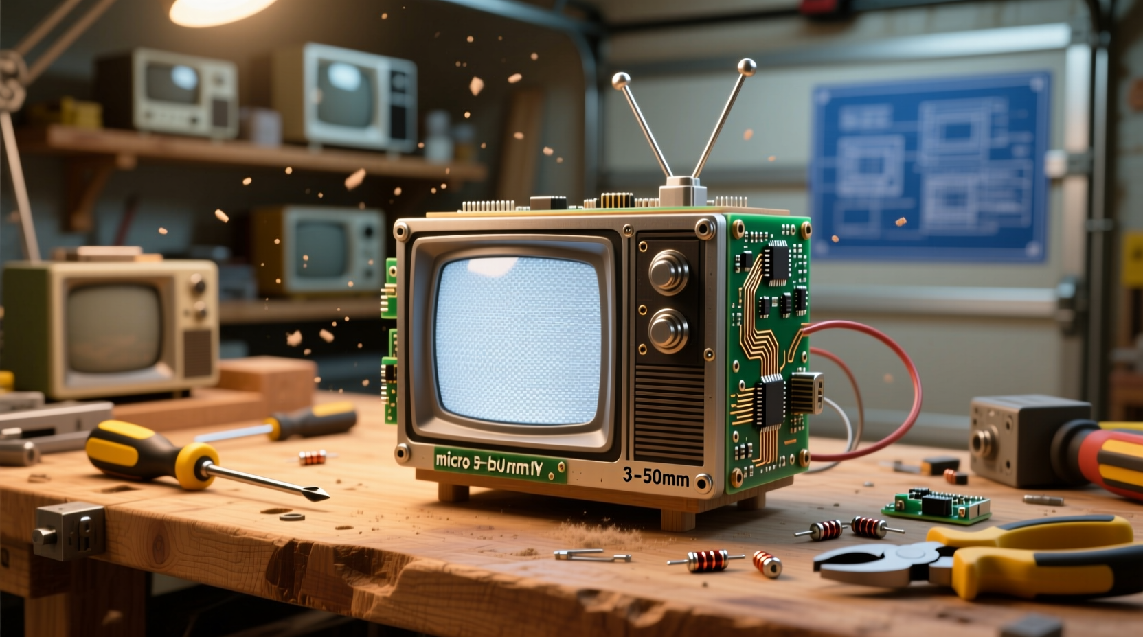 build a 3 50 diy micro tv b gone