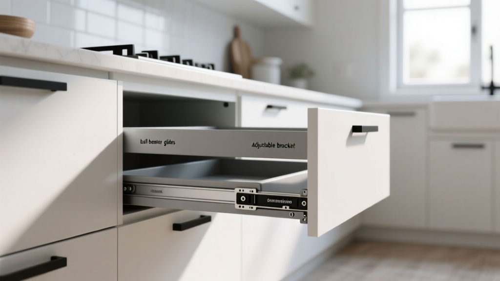 How to Install Pull Out Drawers in Kitchen Cabinets