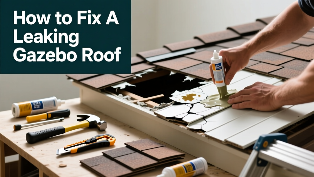 How to Fix a Leaking Gazebo Roof: DIY Repair Guide