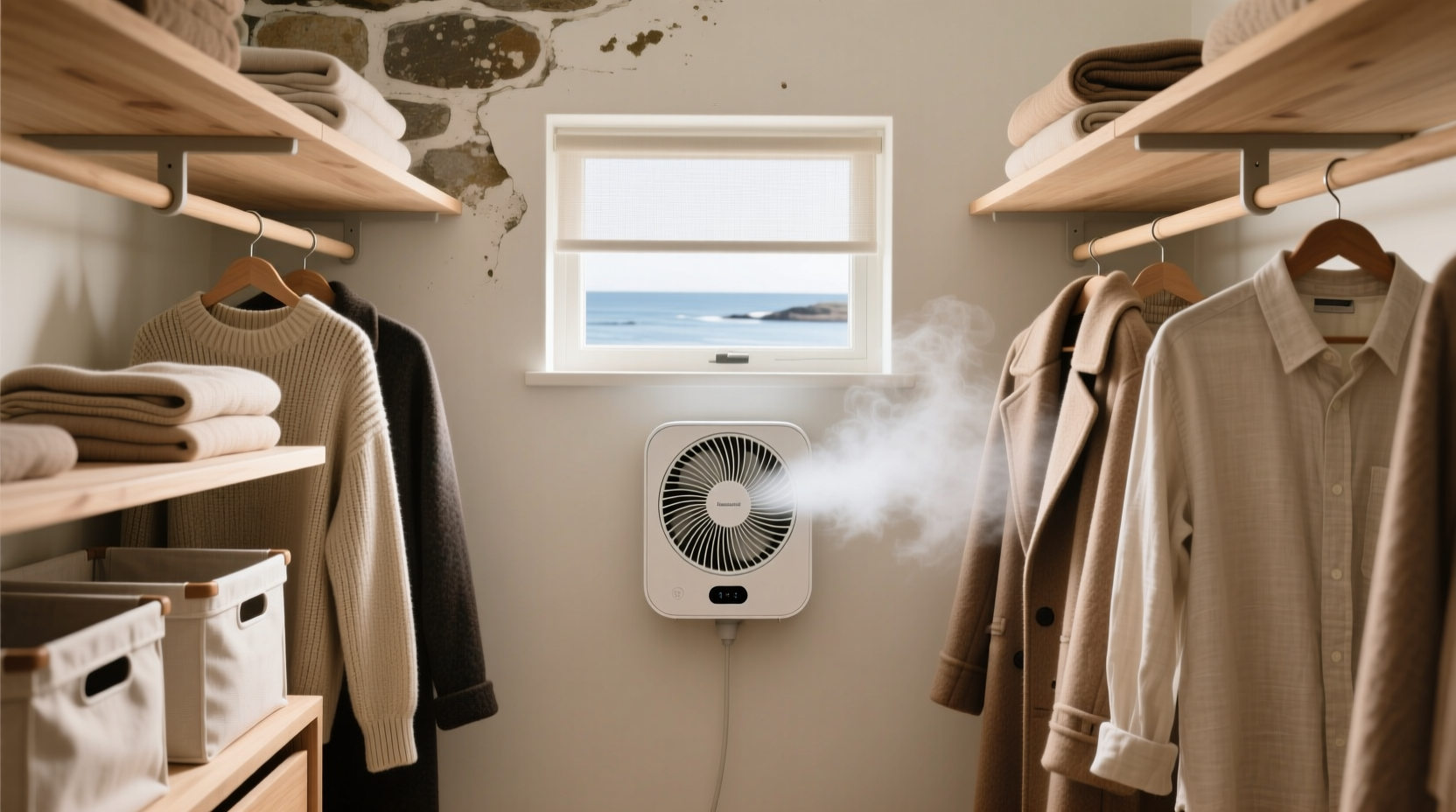 closet ventilation fans vs passive grilles for coastal mildew