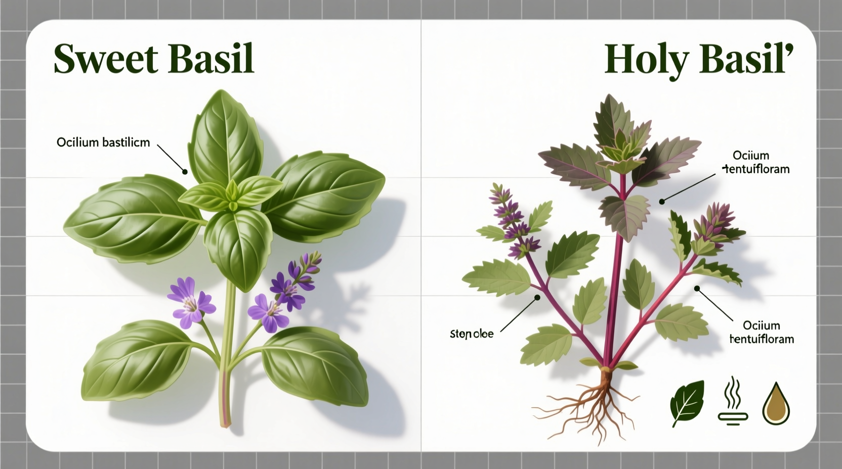 Basil vs Holy Basil: 5 Key Differences | TheHomeSprouts