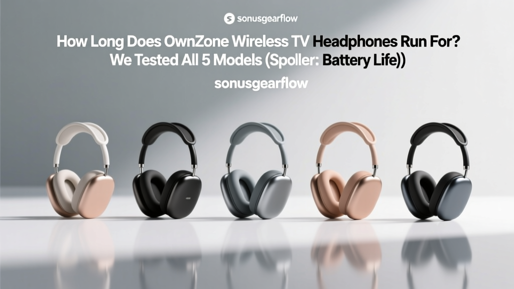 OwnZone Wireless TV Headphones Battery Life (2026)