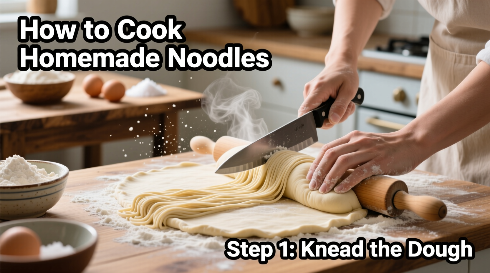 How to Cook Homemade Noodles: Simple 3-Ingredient Recipe