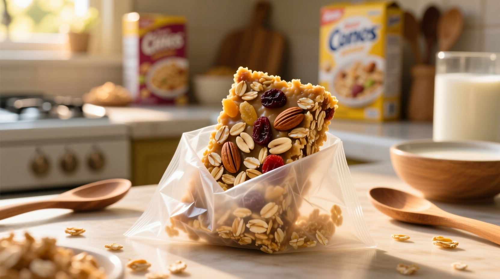 no bake breakfast bars make cereal pocket friendly