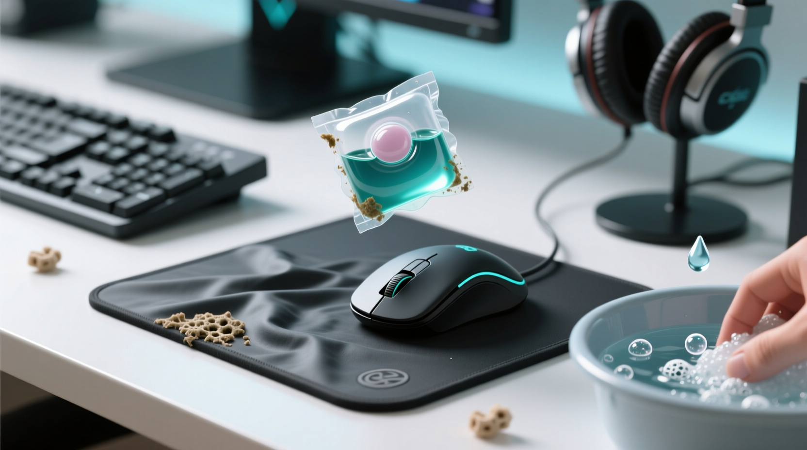 are laundry pods safe for gaming mouse pads