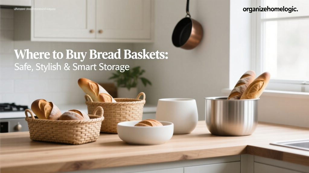 Where to Buy Bread Baskets: Safe, Stylish & Smart Storage