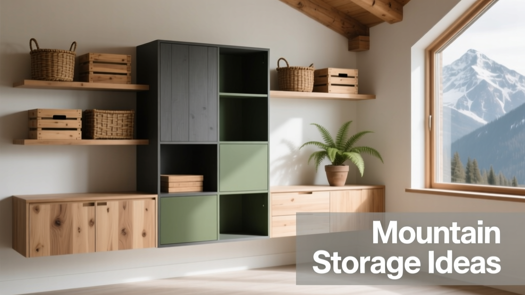 Mountain Wedding Venue Storage Ideas