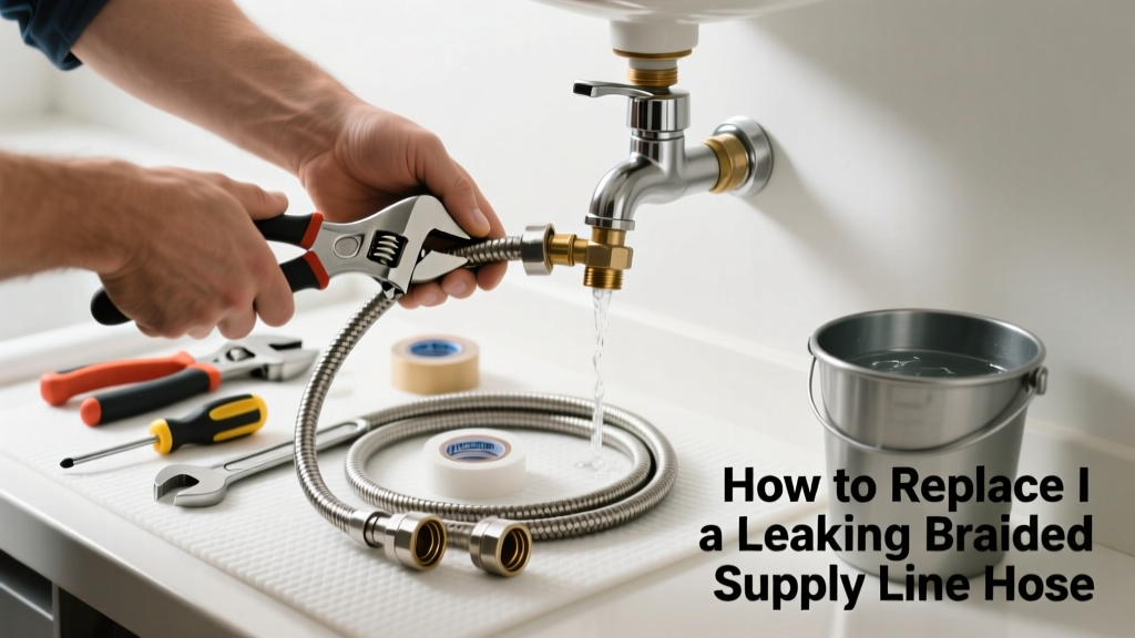 How to Replace a Leaking Braided Supply Line Hose