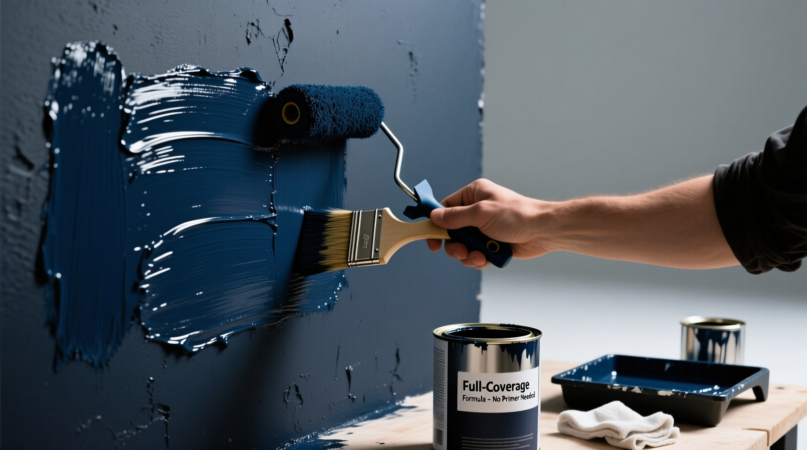 painting over dark walls tips for coverage without using five coats of primer
