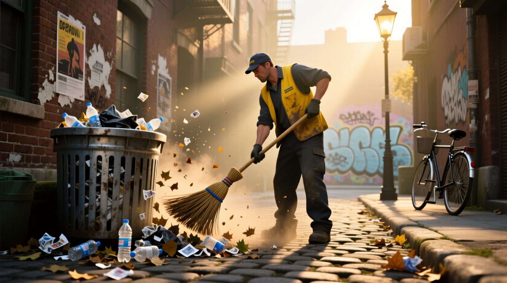 trash sweep for cleaning motivation
