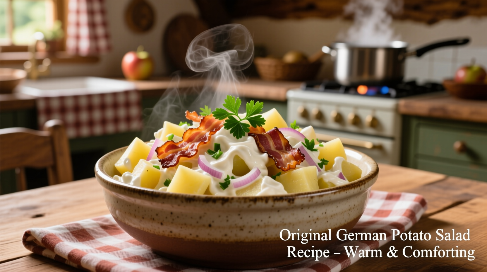 Authentic Warm German Potato Salad Recipe (No Mayo)