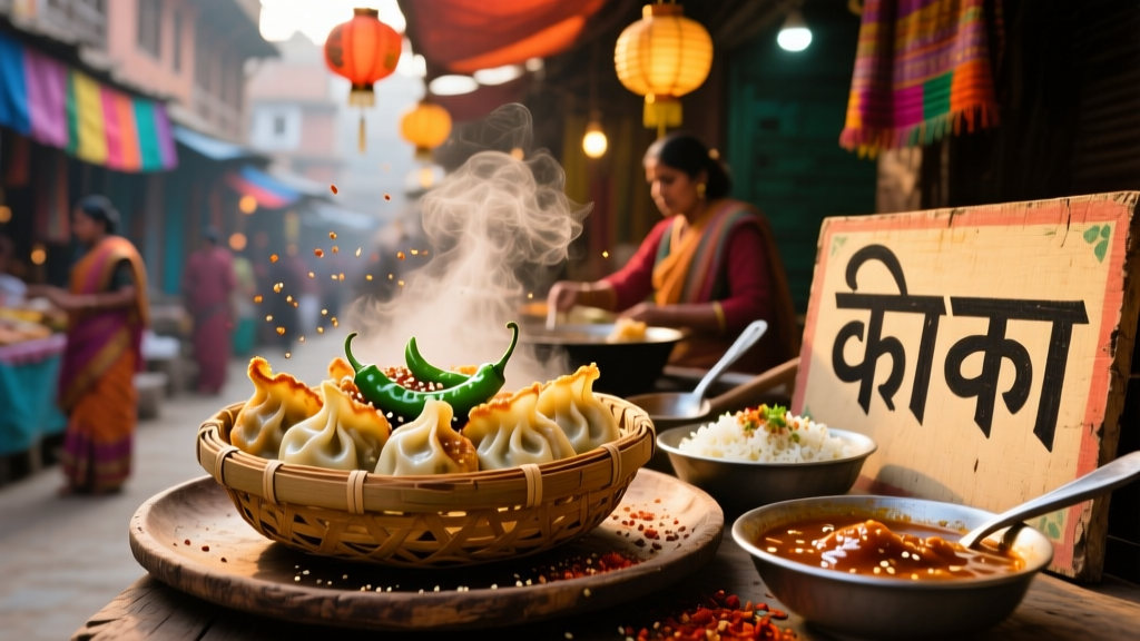 Video Guide to Nepali Street Food Snacks in Kathmandu: A Culinary Walk Through Asan, Indra Chowk, and Thamel