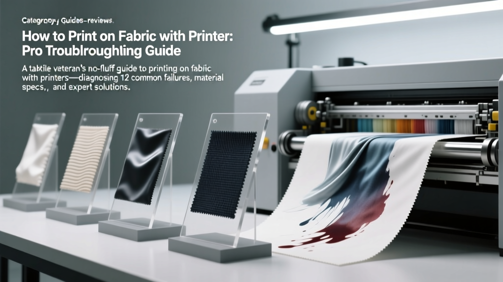 How to Print on Fabric with Printer: Pro Troubleshooting Guide