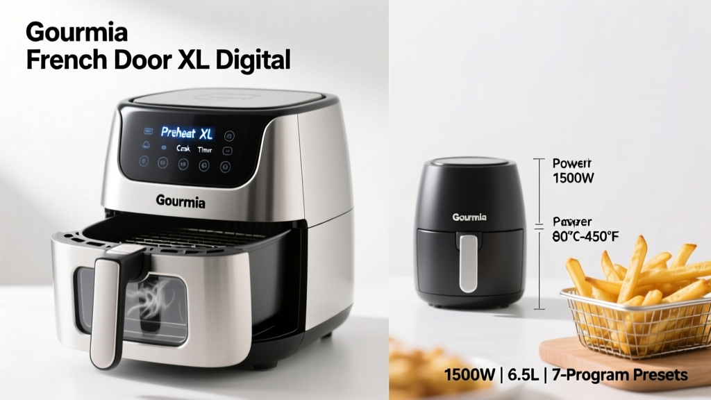 Gourmia French Door XL Digital Review & How-To Guide
