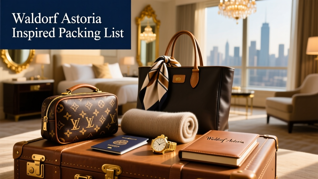 A Waldorf Astoria Inspired Packing List: Luxury Travel, Thoughtfully Curated