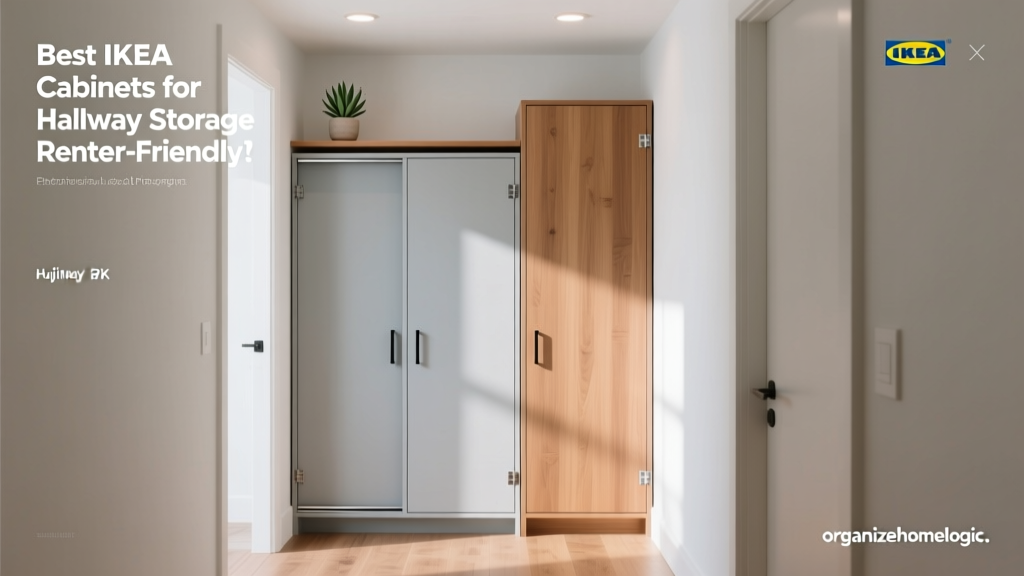 Best IKEA Cabinets for Hallway Storage (Renter-Friendly!)